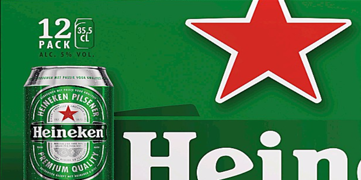 Heineken blikken 12 x 35,5 cl
